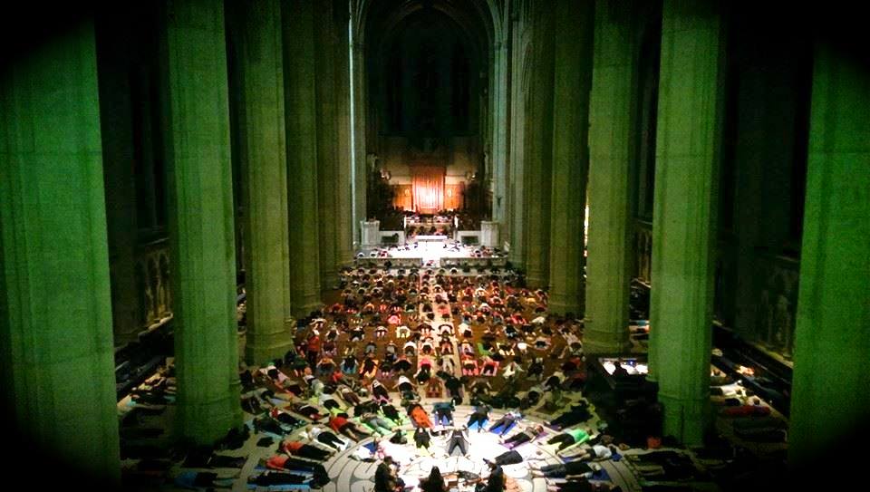 Live Acoustic Guitar Devotional Music at Grace Cathedral for Yoga on the Labyrinth @ Grace Cathedral | San Francisco | California | United States