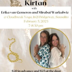 Full Moon Kirtan Music Event with Erika and Mirabai @ Cloudbreak Yoga | Sausalito | California | United States